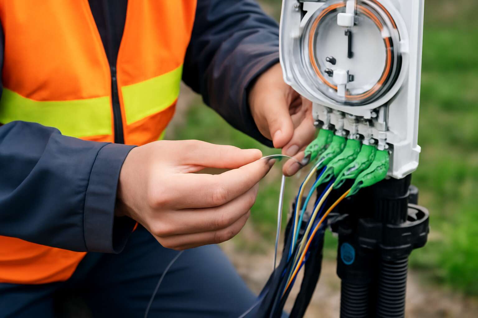 installation for fibre optic