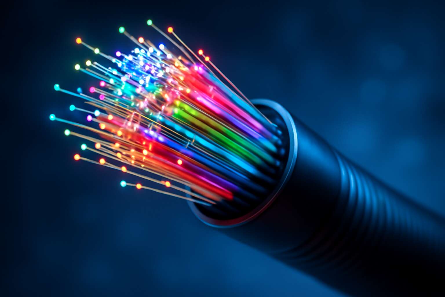 technology used for fibre optic cable
