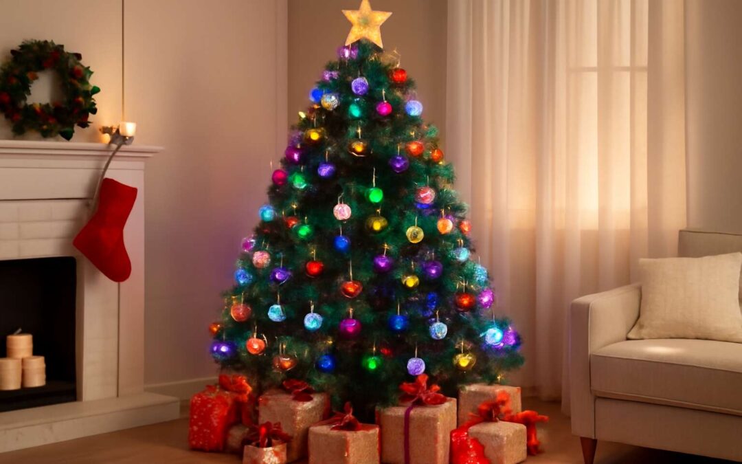 Illuminate Your Holiday Spirit with a Stunning Large Fibre Optic Christmas Tree Kmart!