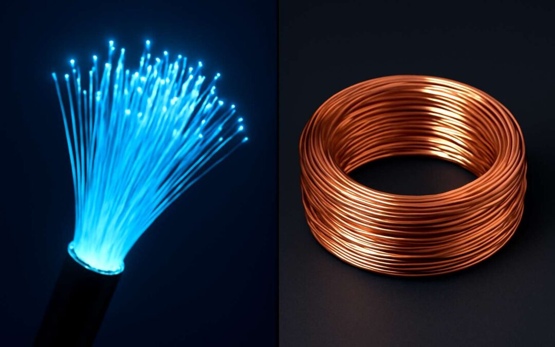 Which matters more: fibre optic vs copper wire for your home network?