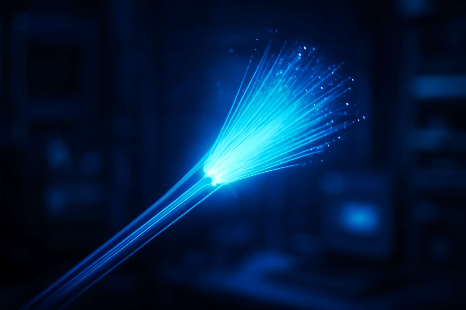 where was fibre optic invented