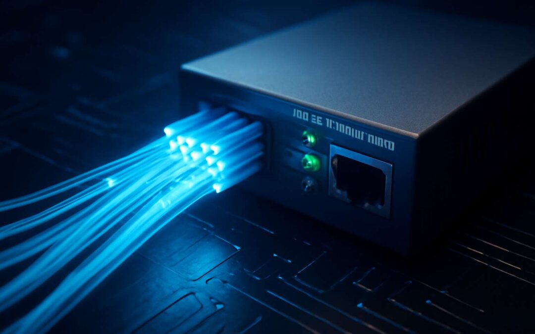 Faster, Stronger Networks: fibre optic to ethernet for seamless high-speed connectivity.